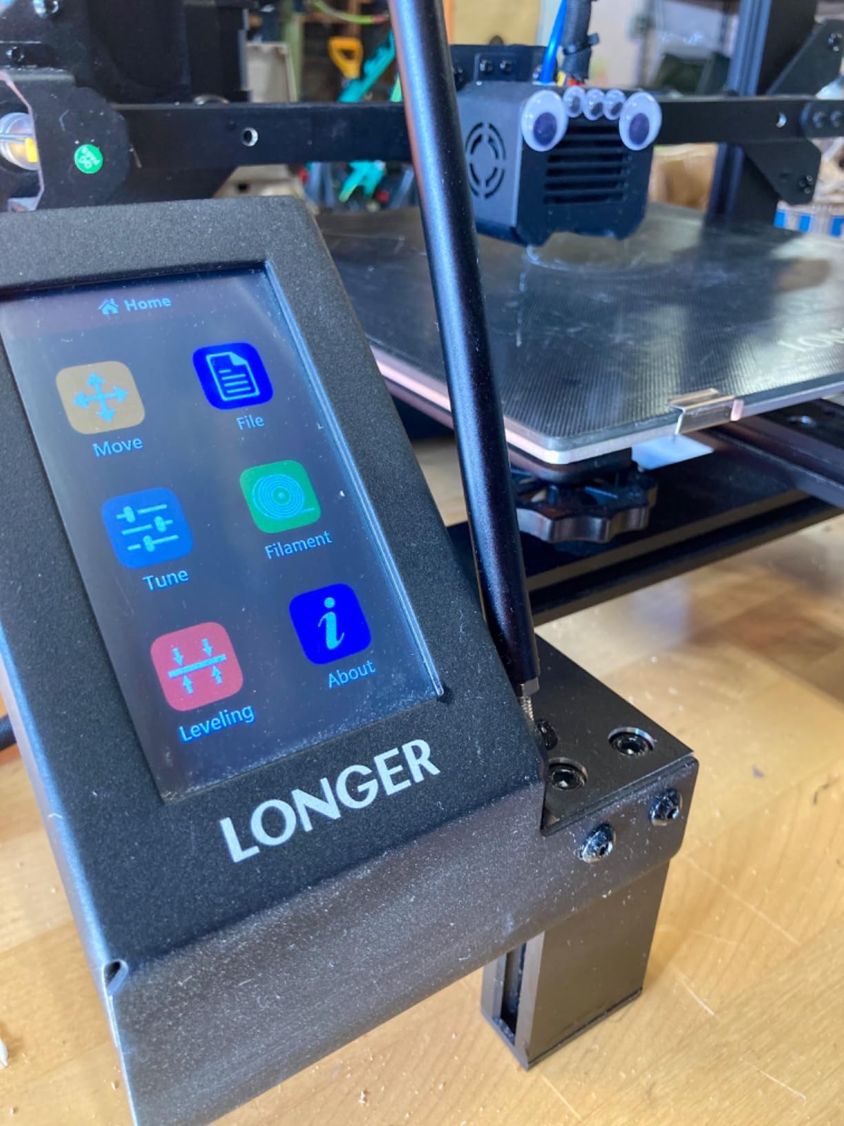 LONGER LK10 3D Printer, Auto Bed Leveling, 500mm/s High-Speed Printing, 300°C Direct Drive Extruder, CoreXY All-Metal Frame, 225x225x265mm Build Volume, Equipped with 4.3-Inch Touchscreen customer photo 2