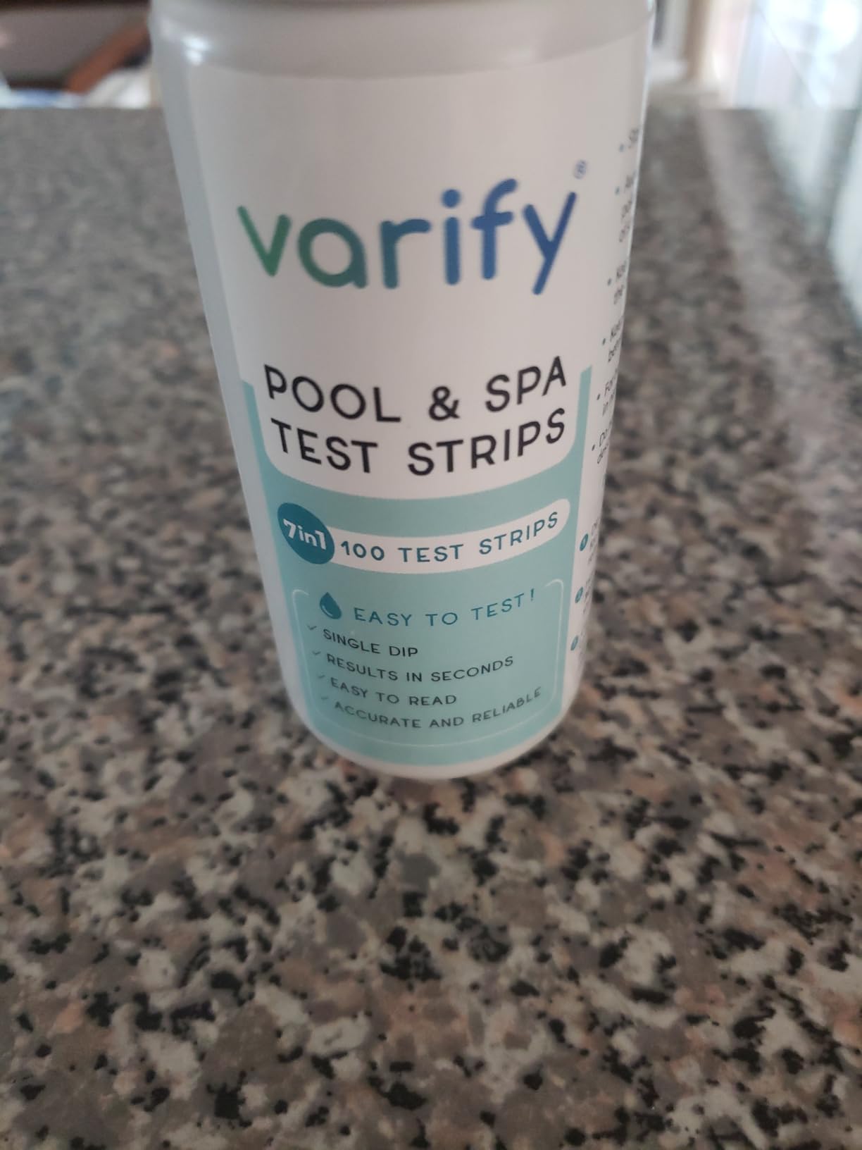 Varify 7in1 Pool Test Strips 150 Hot Tub Test Strips and Spa Test Strips customer photo 2