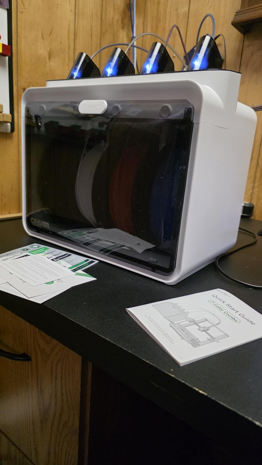 Creality SPARKX i7 Combo 3D Printer, Multi Color with CFS Lite High Speed AI Photo-to-3D Printing 95% Pre-Assemble Auto-Leveling Custom RGB Quick-Swap Essential Parts 10.24×10.24×10 inch customer photo 1