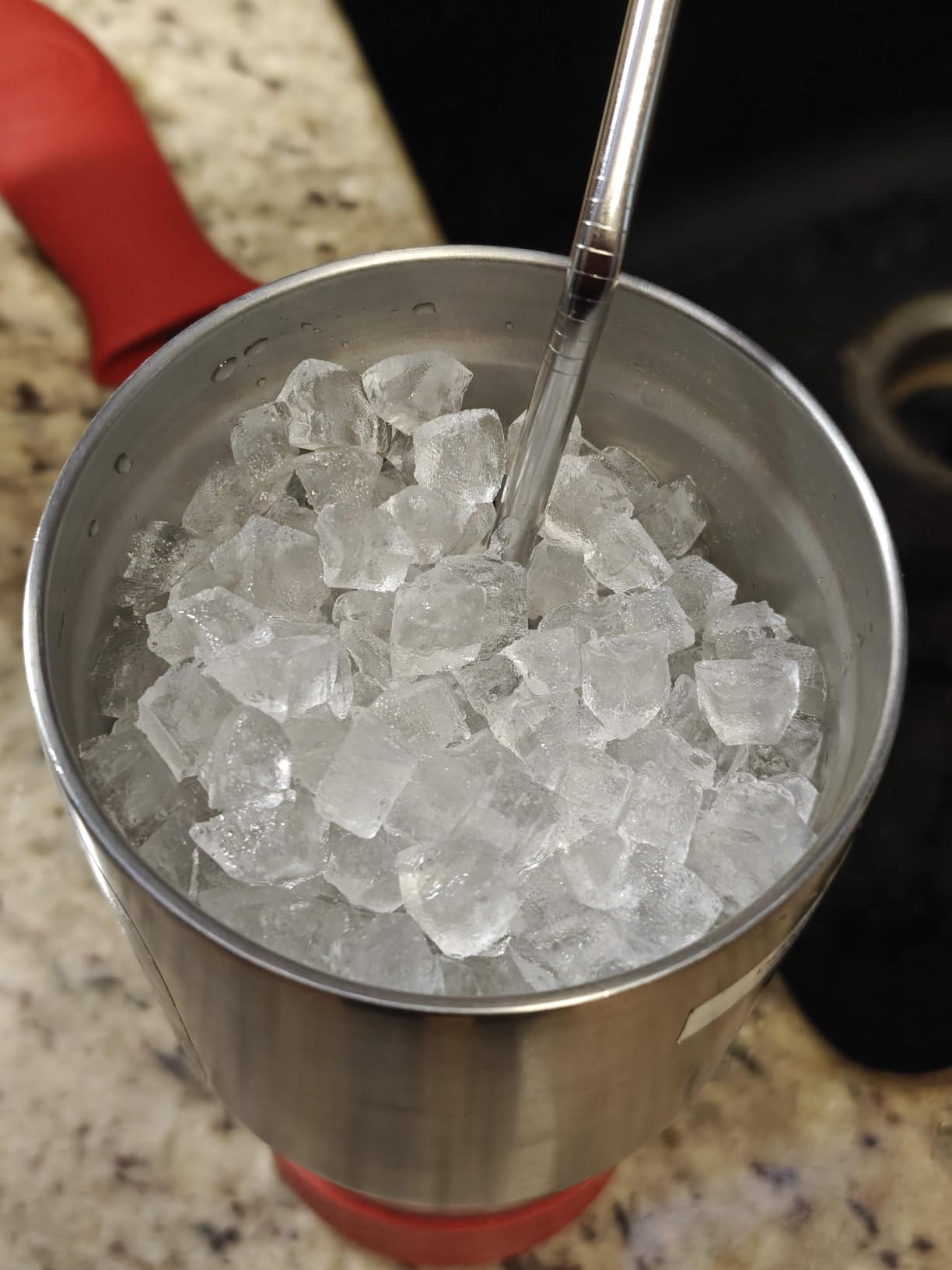 Antarctic Star Nugget Ice Makers Countertop, Pebble Ice Machine with Chewable Pellet Ice, 35Lbs/24H, Self-Cleaning, Sonic Ice, One-Click Operation, for Kitchen,Party Stainless Steel Silver customer photo 2