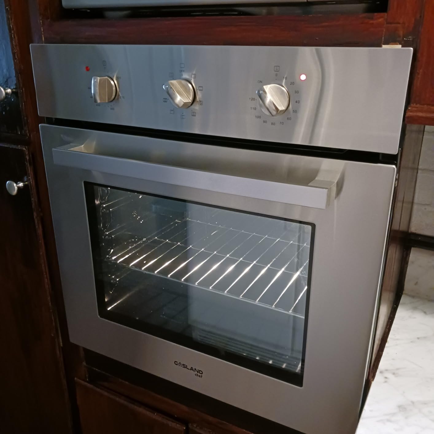 GASLAND 24 Inch Gas Wall Oven, Bake Broil Rotisserie, Digital Timer customer photo 2