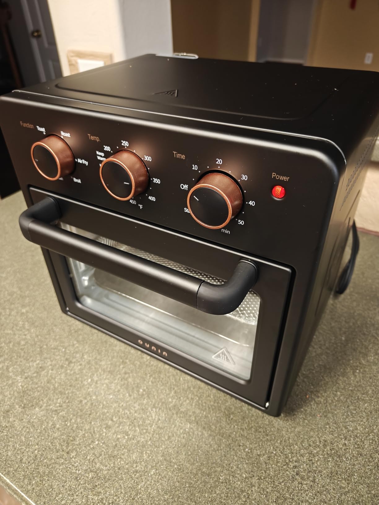 OUNIN 24L Steam and Air Fryer Combo Countertop Oven,11-in-1 Convection Baking and Steam,Bake,Broil,Dehydrate,304 Stainless Steel,Fast Cooking with Precise Electronic Temperature Control,for Gifting customer photo 2