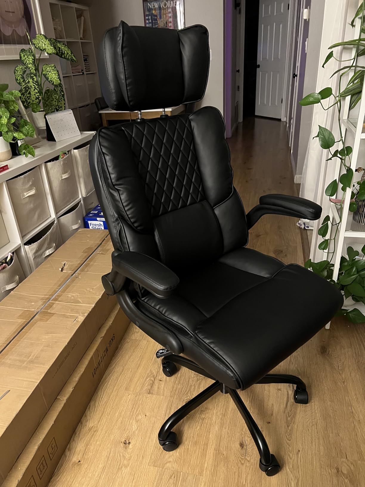 Sytas 400lbs Big and Tall Office Chair with Adjustable Headrest customer photo 2