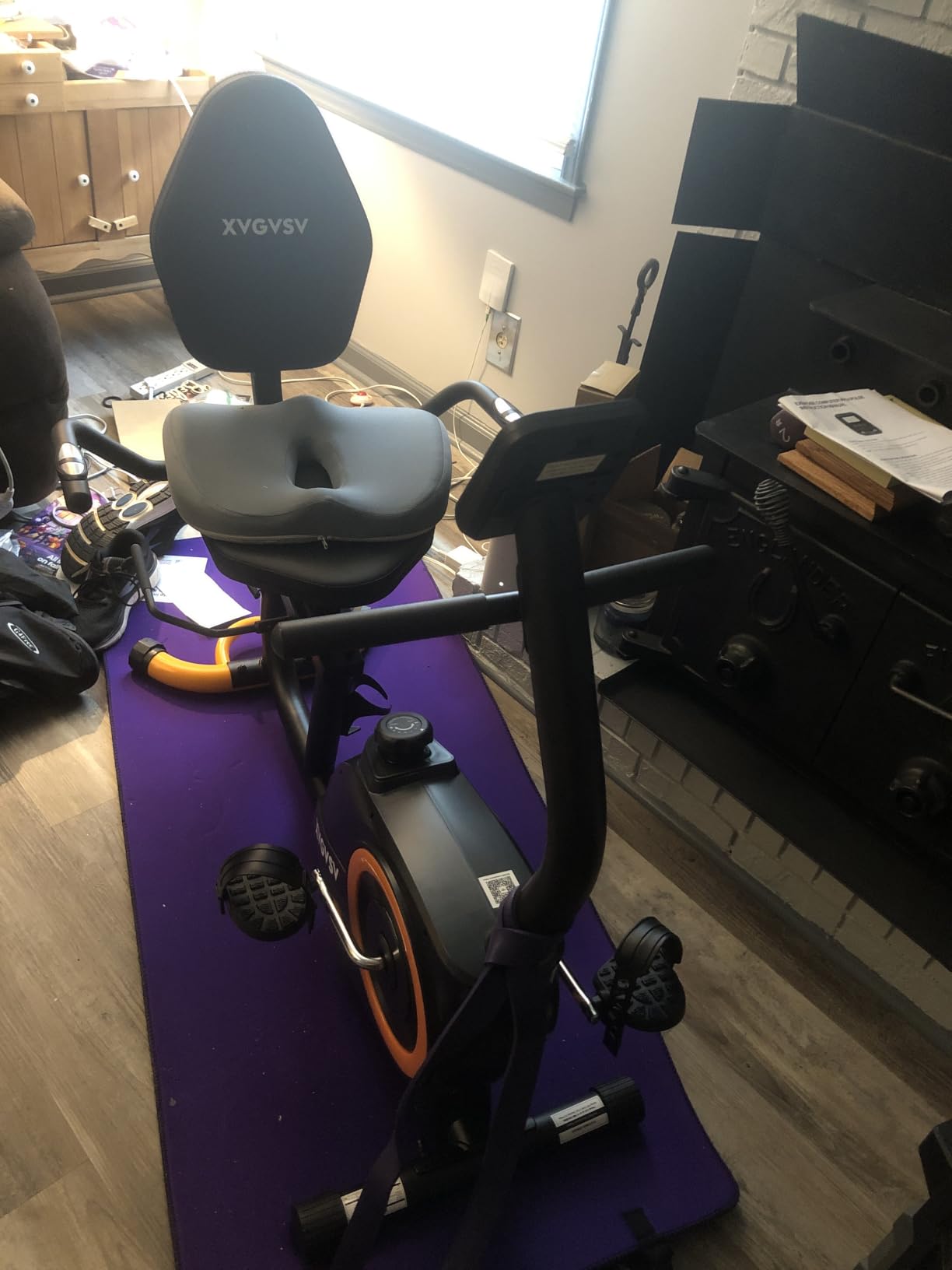 Recumbent Exercise Bike for Home, Recumbent Stationary Bikes for Seniors customer photo 1