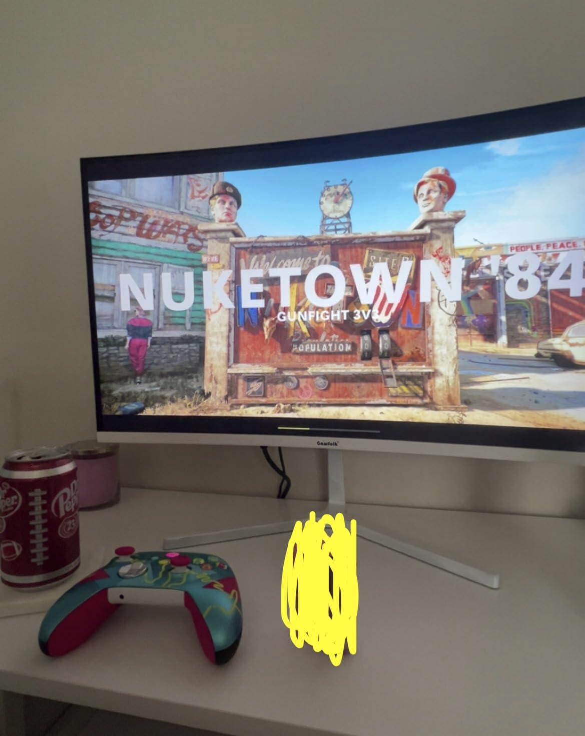 Gawfolk 45 inch Ultra-Wide Curved 240Hz Gaming Monitor, DQHD PC Screen customer photo 2