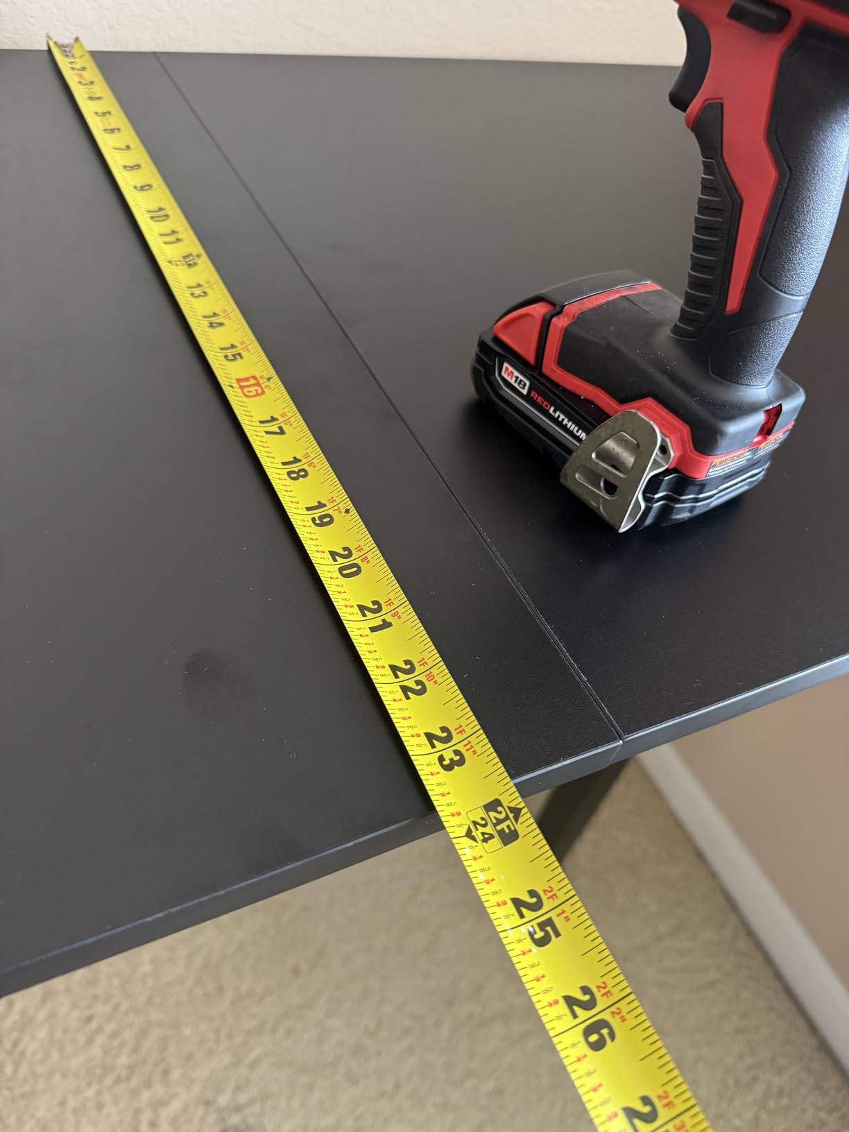 ErGear 63″ L Shaped Standing Desk Electric Adjustable Height, Light Vintage customer photo 1