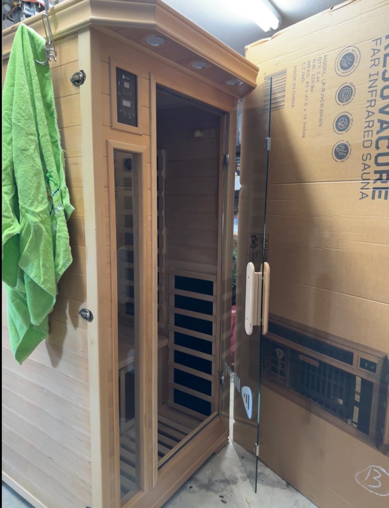 Lifepro Rejuvacure 1 or 2 Person Indoor Sauna, Red Light, Low EMF Models customer photo 2