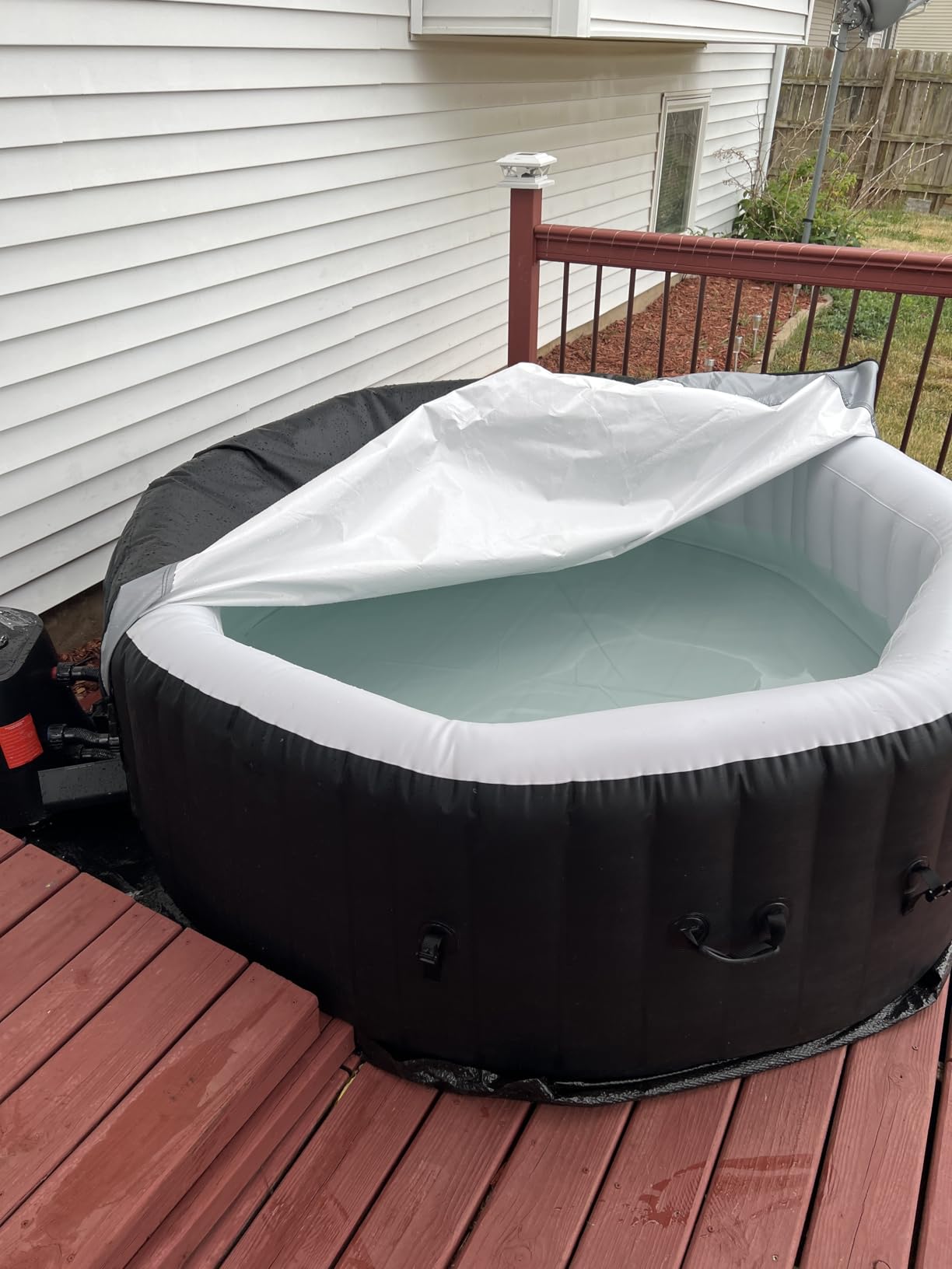 NAIZEA 2 Person Inflatable Hot Tub, Portable Outdoor Spa with Air Jets customer photo 1