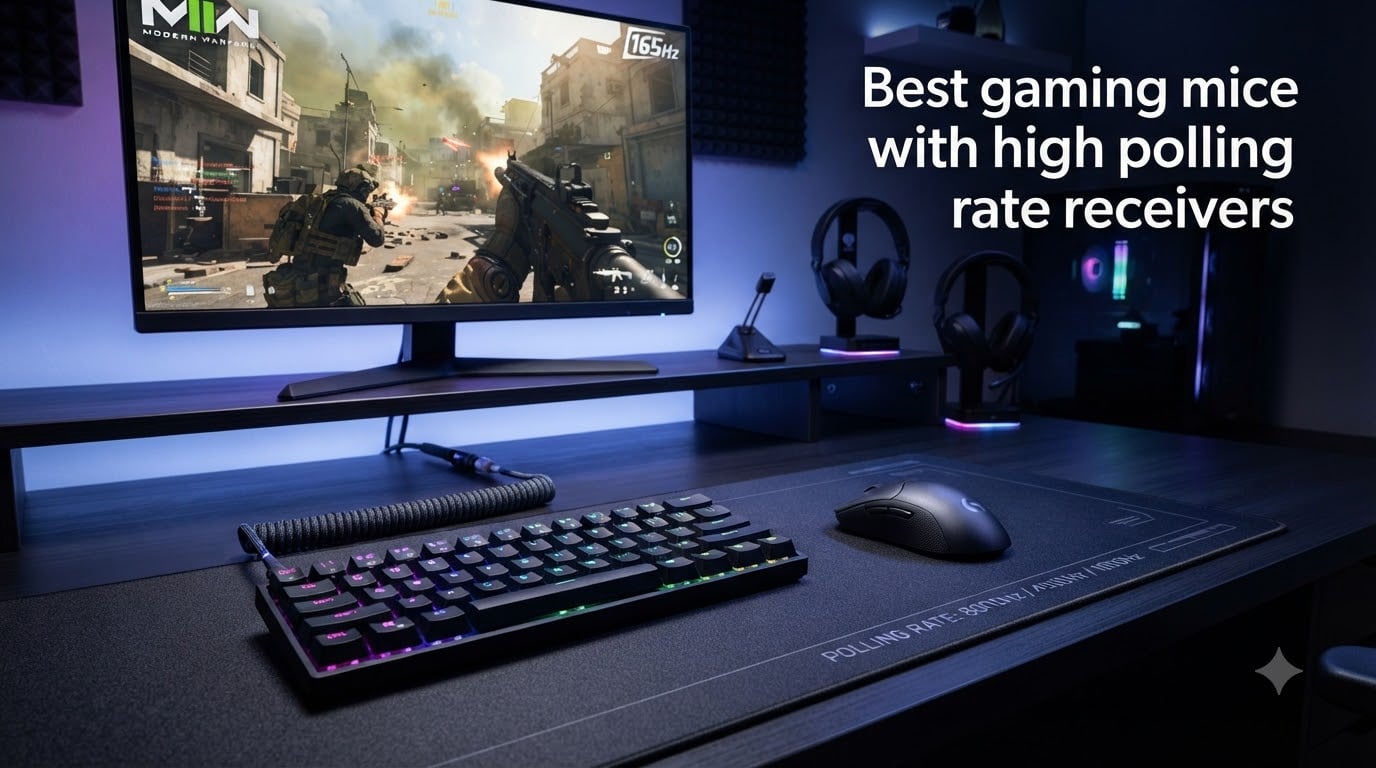 Best gaming mice with high polling rate receivers
