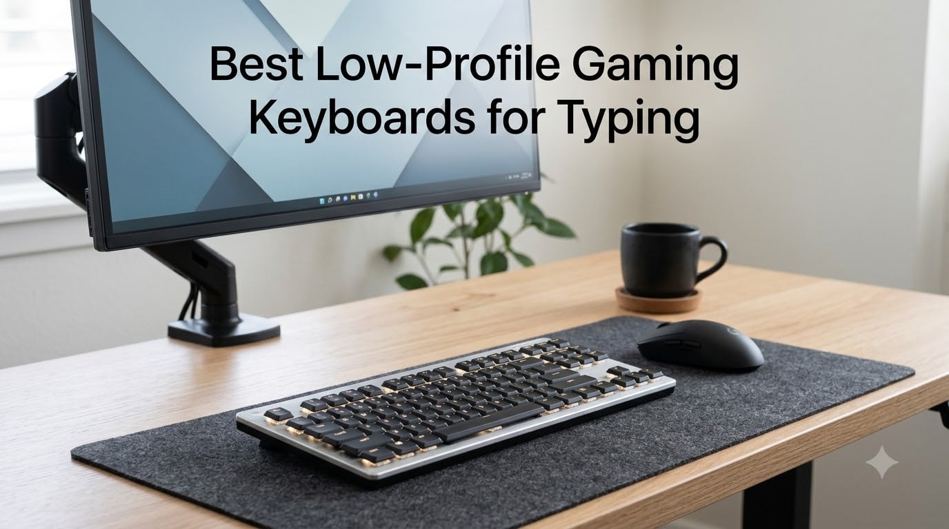 Best Low-Profile Gaming Keyboards for Typing
