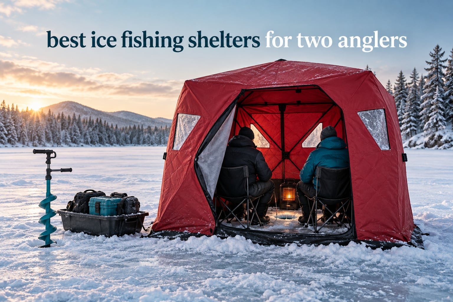 best ice fishing shelters for two anglers