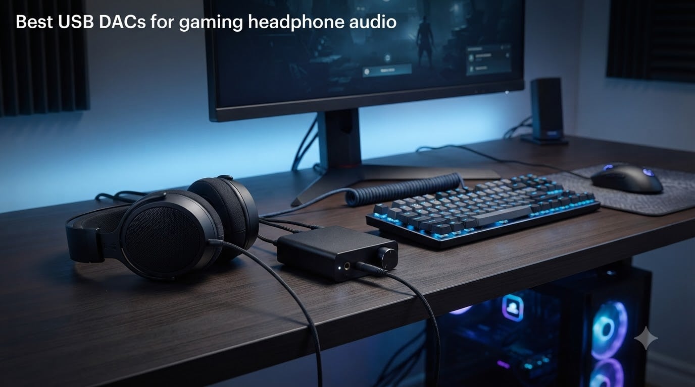 Best USB DACs for gaming headphone audio