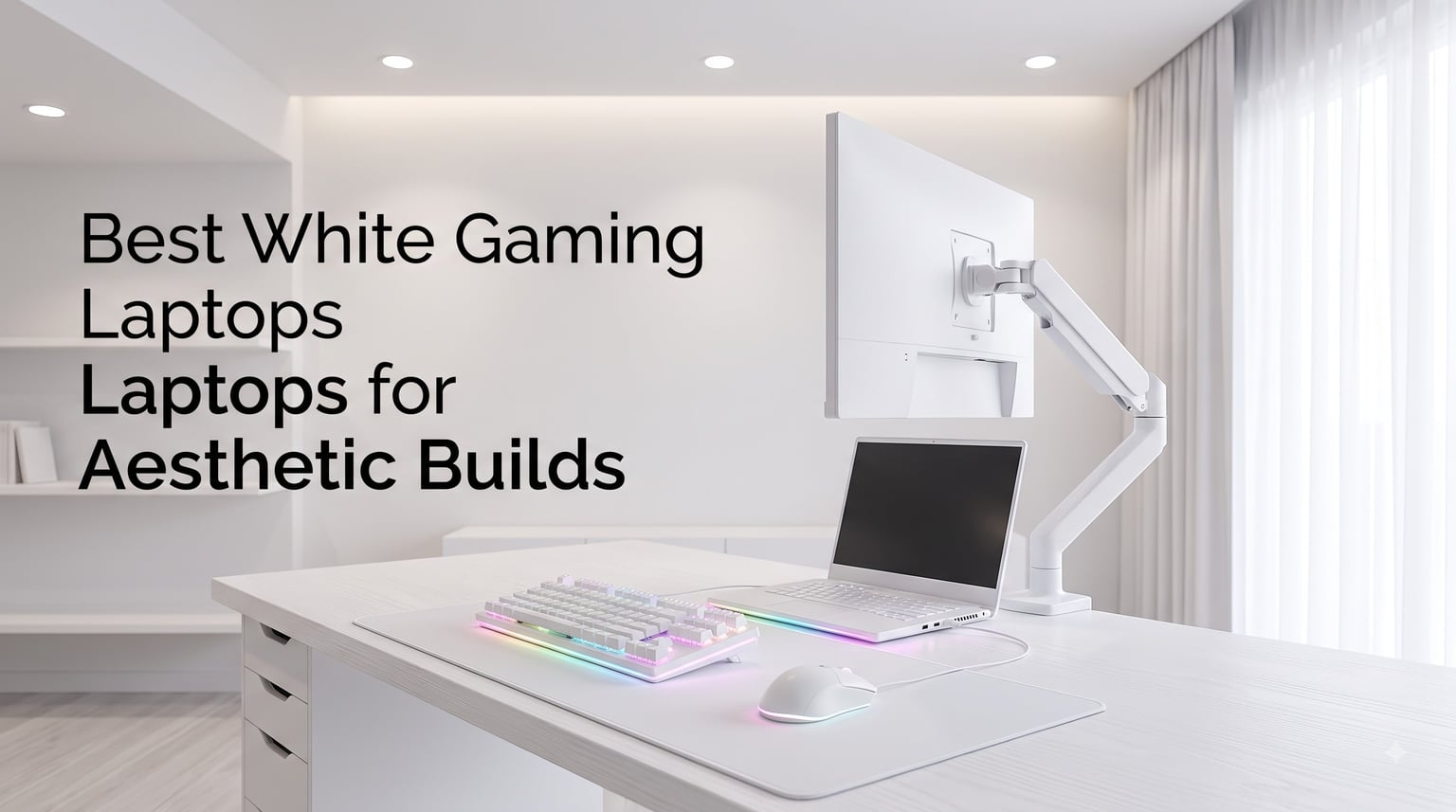 Best White Gaming Laptops for Aesthetic Builds