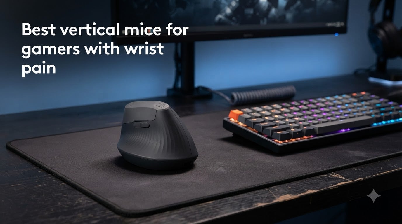 Best vertical mice for gamers with wrist pain