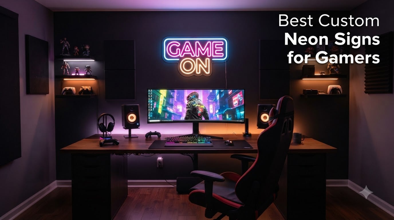 Best Custom Neon Signs for Gamers