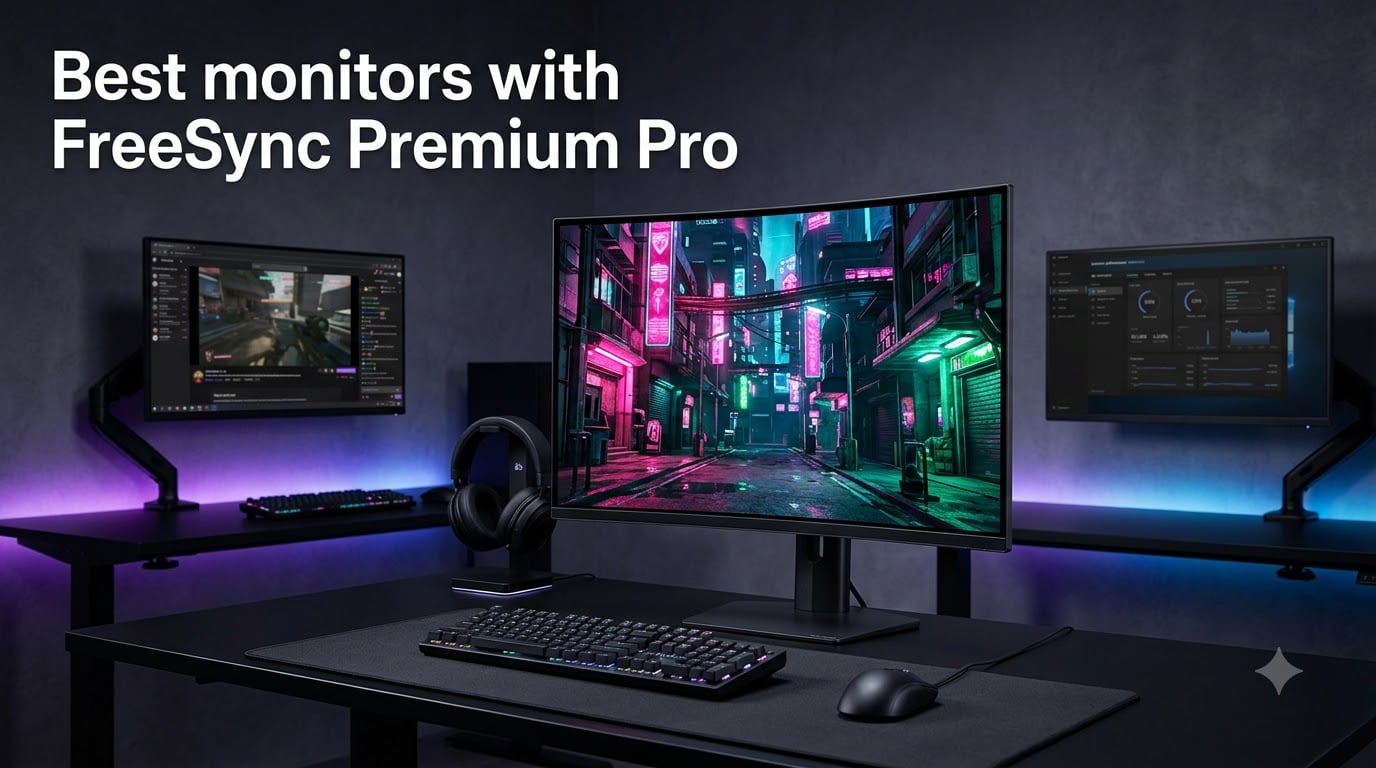 Best monitors with FreeSync Premium Pro