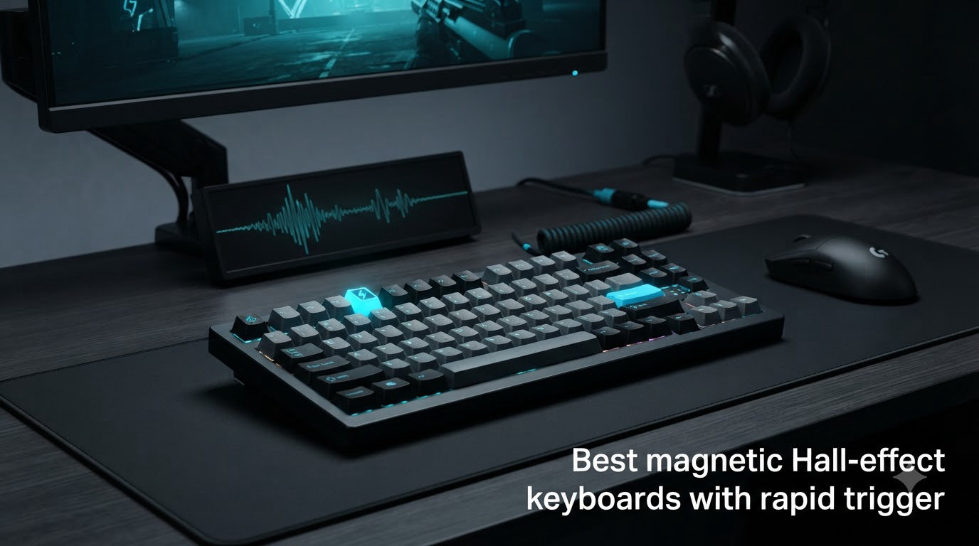 Best magnetic Hall-effect keyboards with rapid trigger