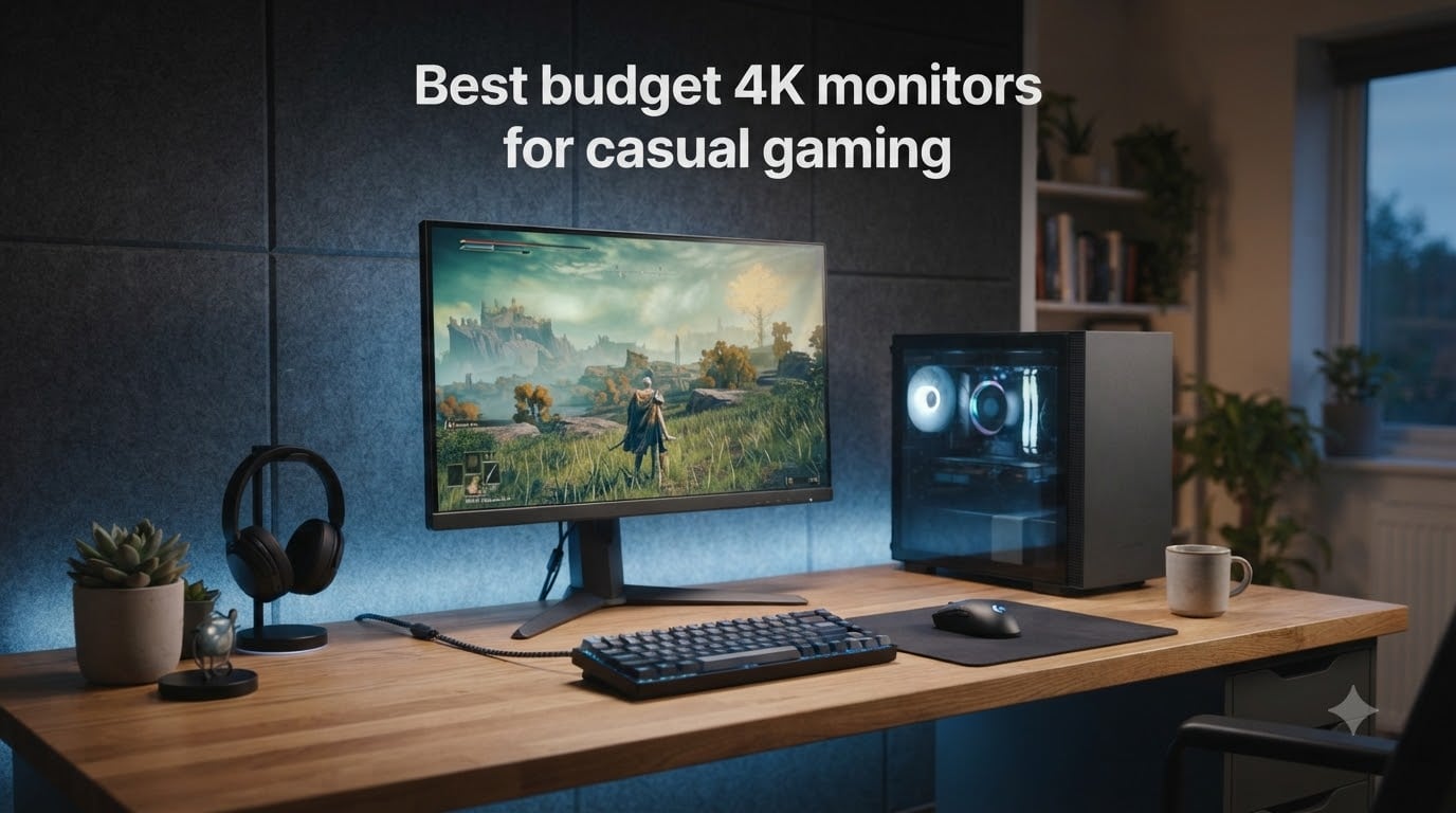 Best budget 4K monitors for casual gaming