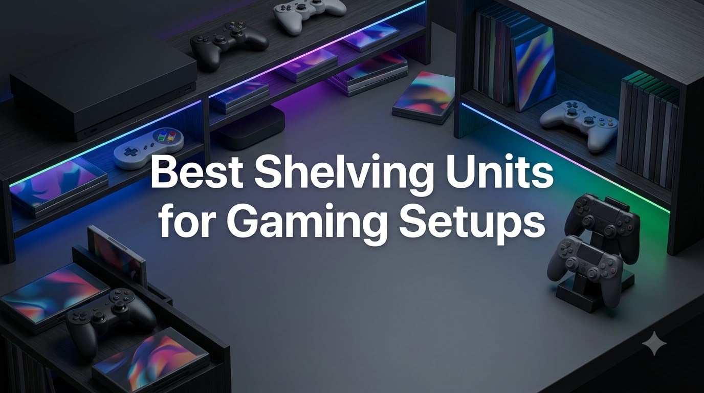 Best Shelving Units for Gaming Setups