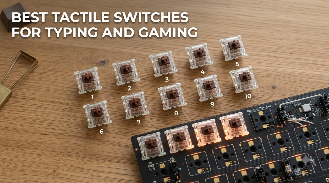 Best tactile switches for typing and gaming