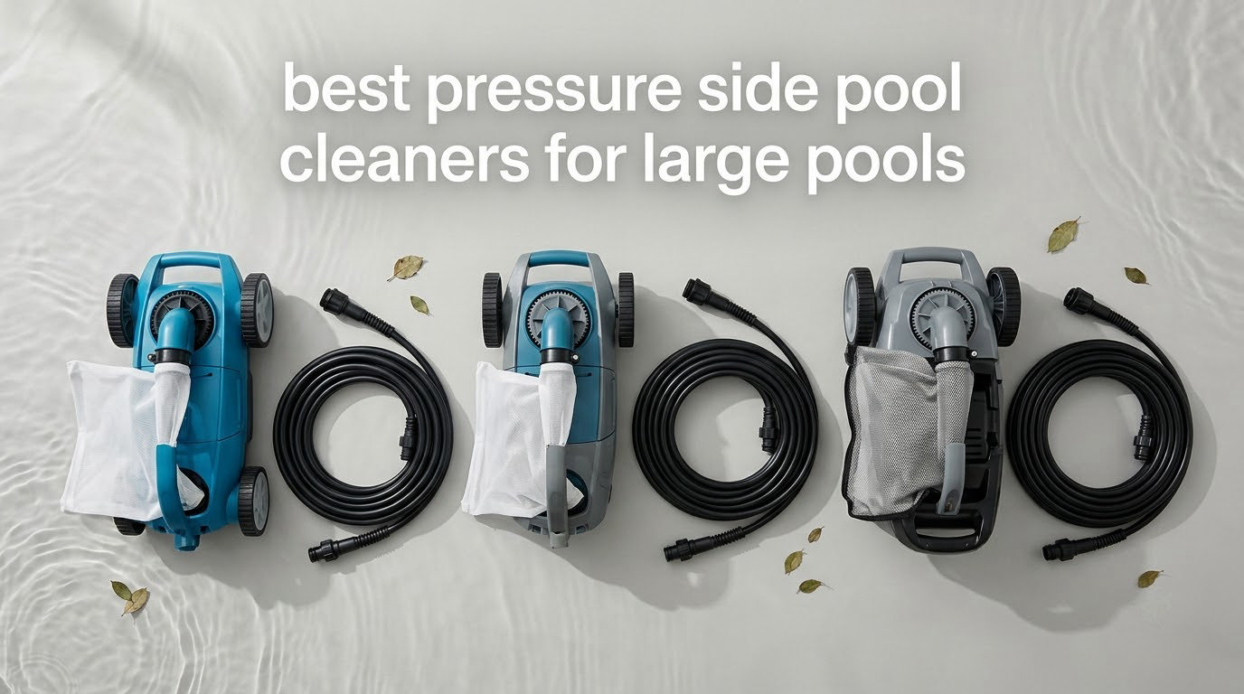 best pressure side pool cleaners for large pools