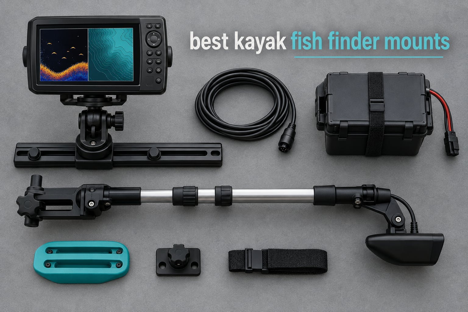 best kayak fish finder mounts