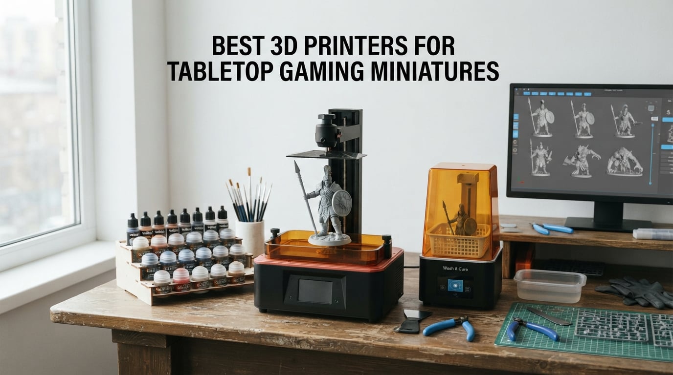 Best 3D Printers for Tabletop Gaming Miniatures