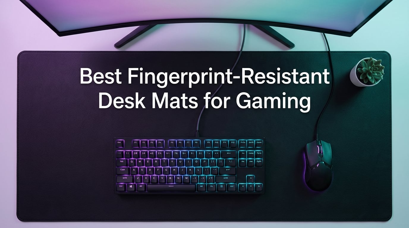 Best Fingerprint-Resistant Desk Mats for Gaming