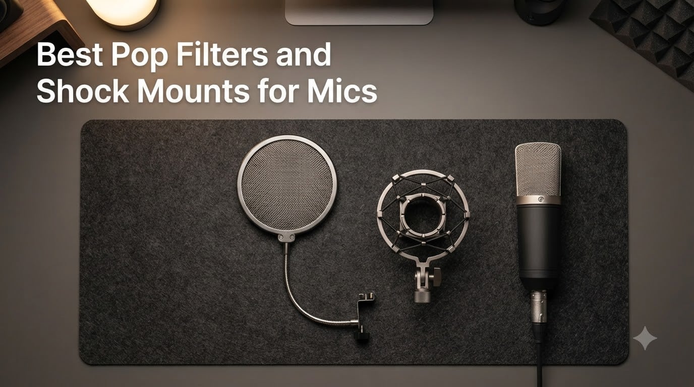 Best Pop Filters and Shock Mounts for Mics