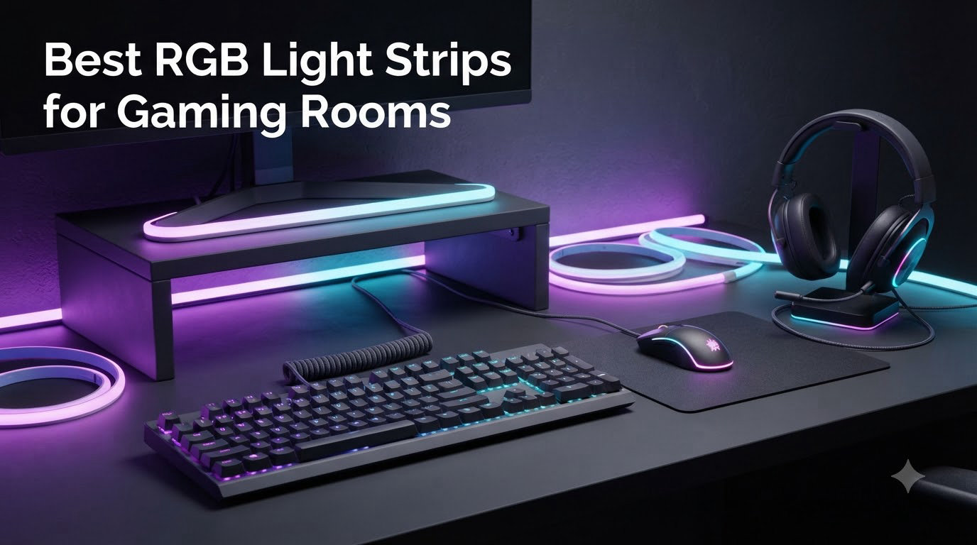 Best RGB Light Strips for Gaming Rooms