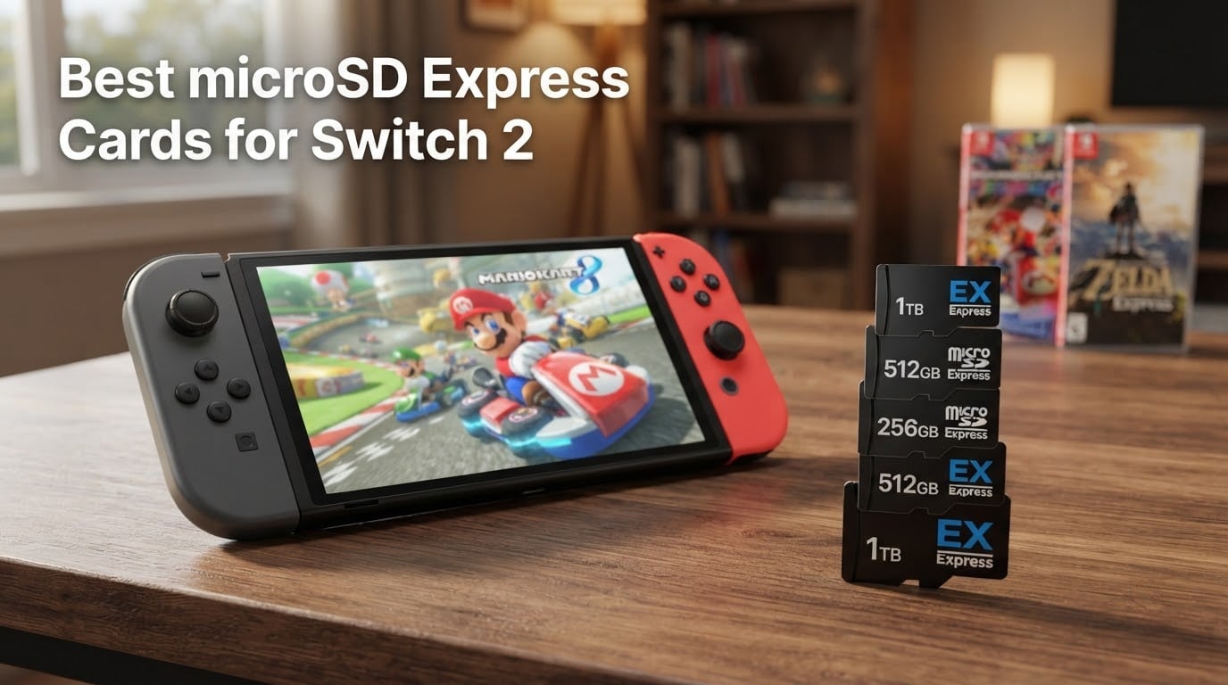 Best microSD Express Cards for Switch 2