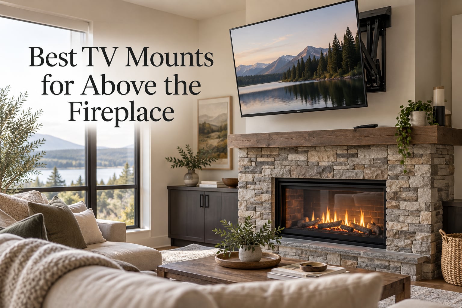 Best TV Mounts for Above the Fireplace
