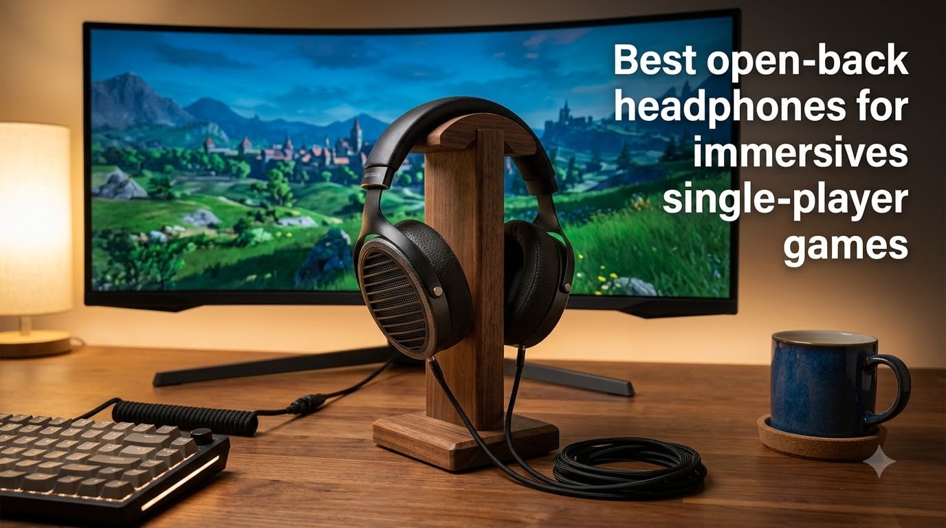 Best open-back headphones for immersive single-player games