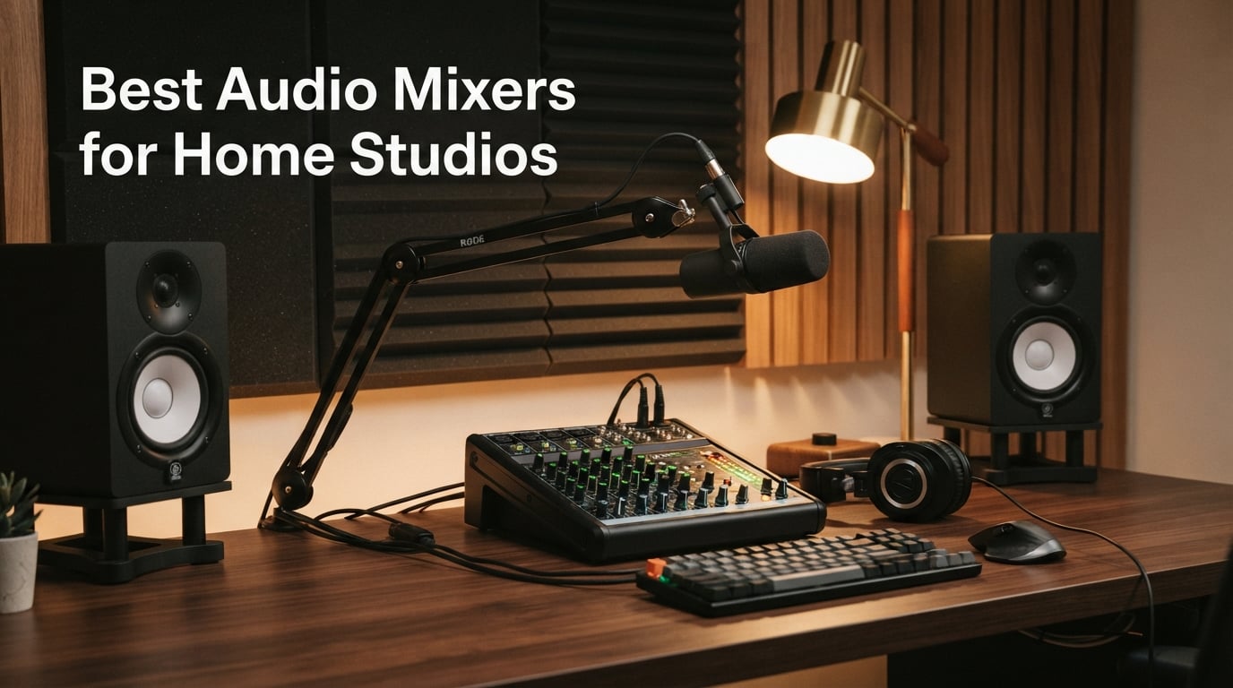 Best Audio Mixers for Home Studios