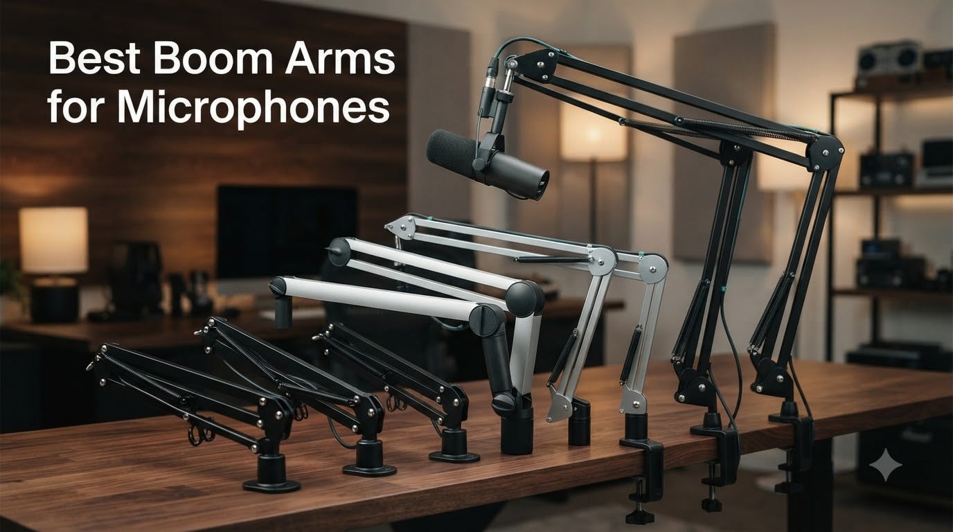 Best Boom Arms for Microphones