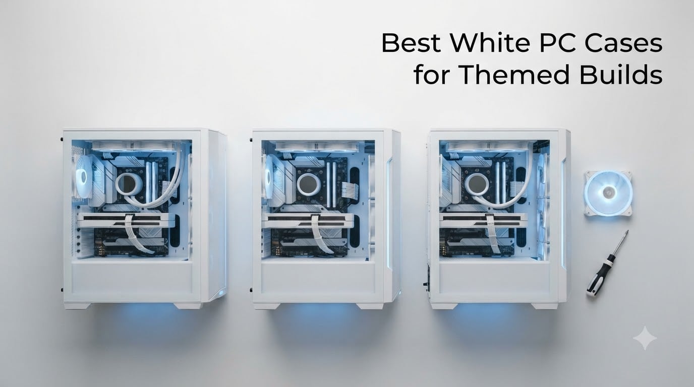 Best White PC Cases for Themed Builds