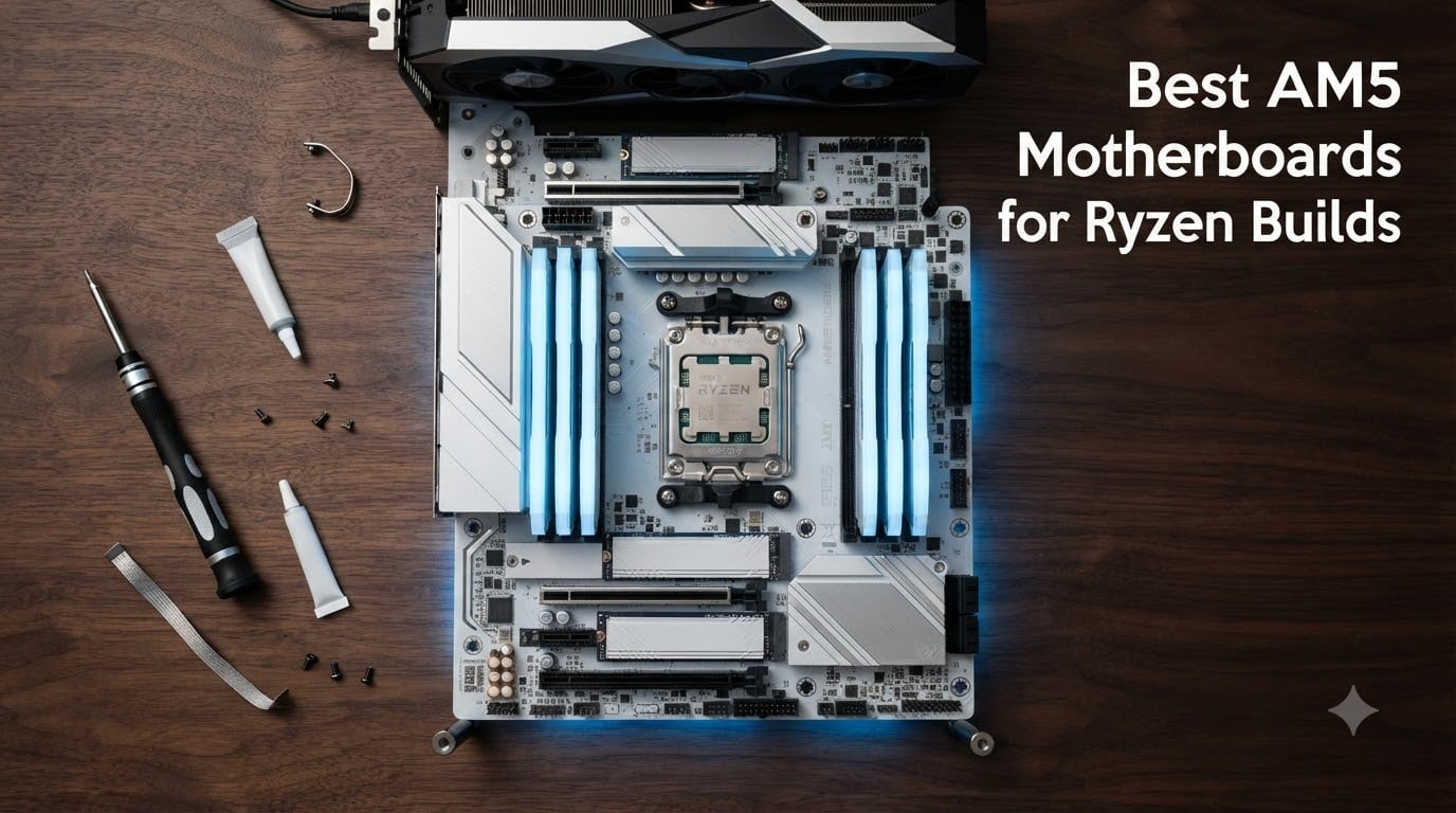 Best AM5 Motherboards for Ryzen Builds