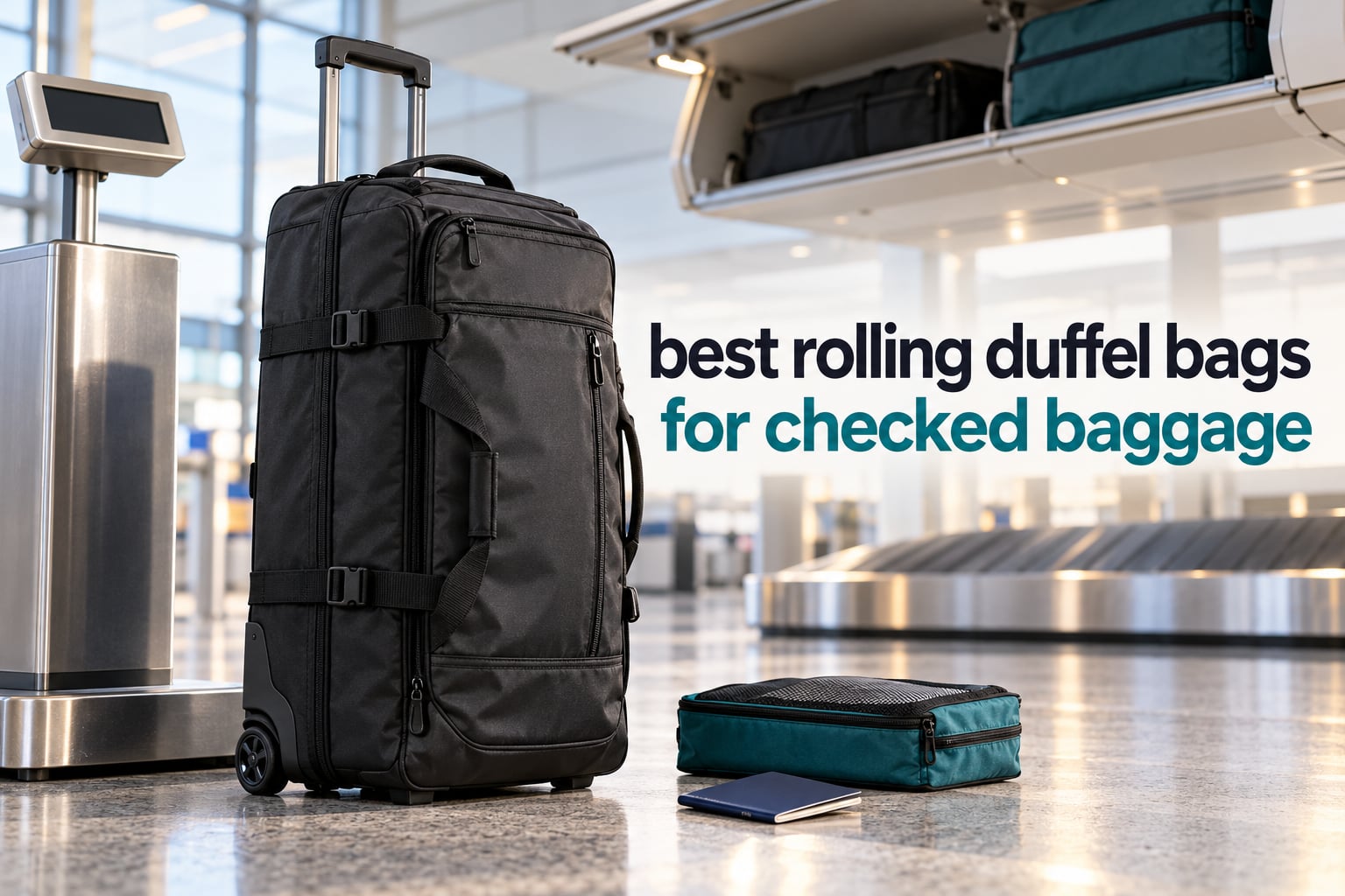 best rolling duffel bags for checked baggage