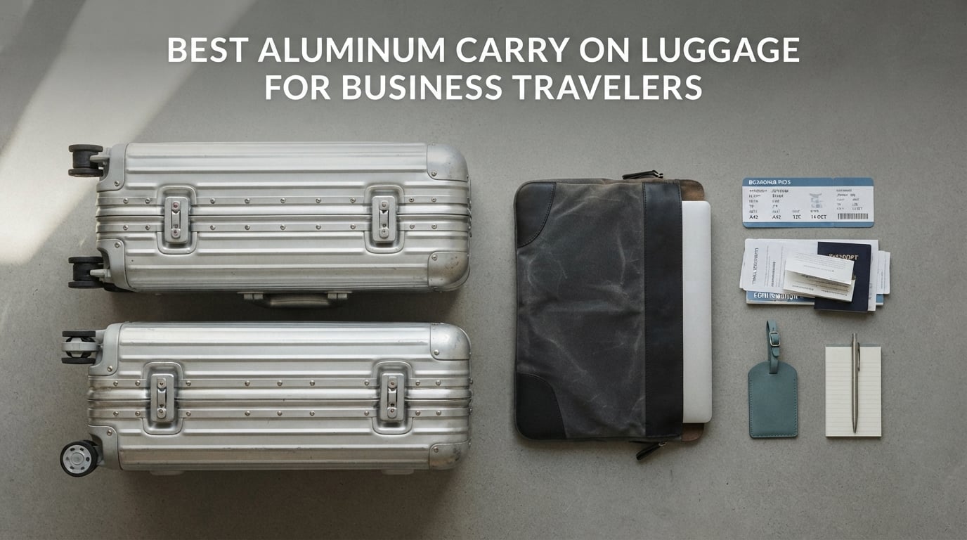 best aluminum carry on luggage for business travelers