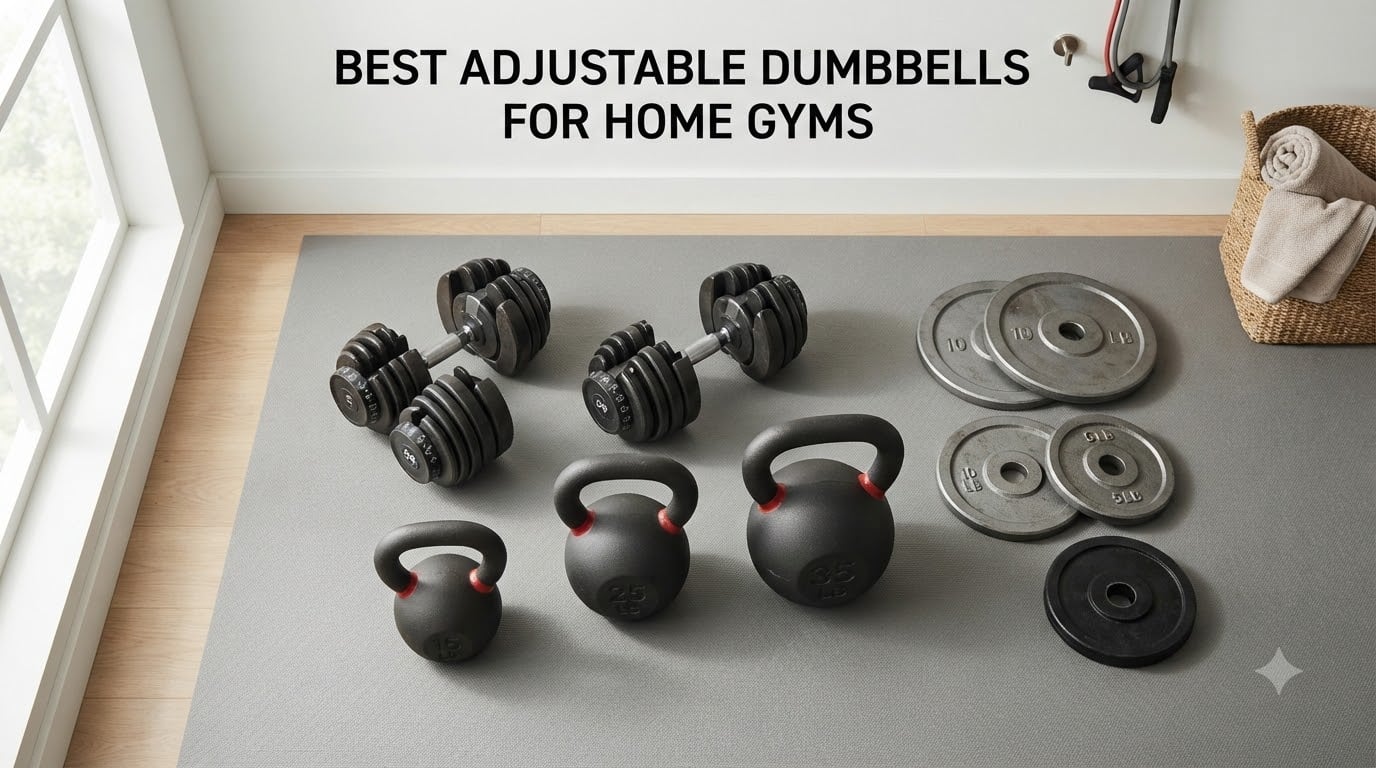 Best Adjustable Dumbbells for Home Gyms