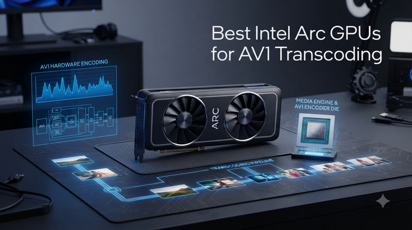 Best Intel Arc GPUs for AV1 Transcoding
