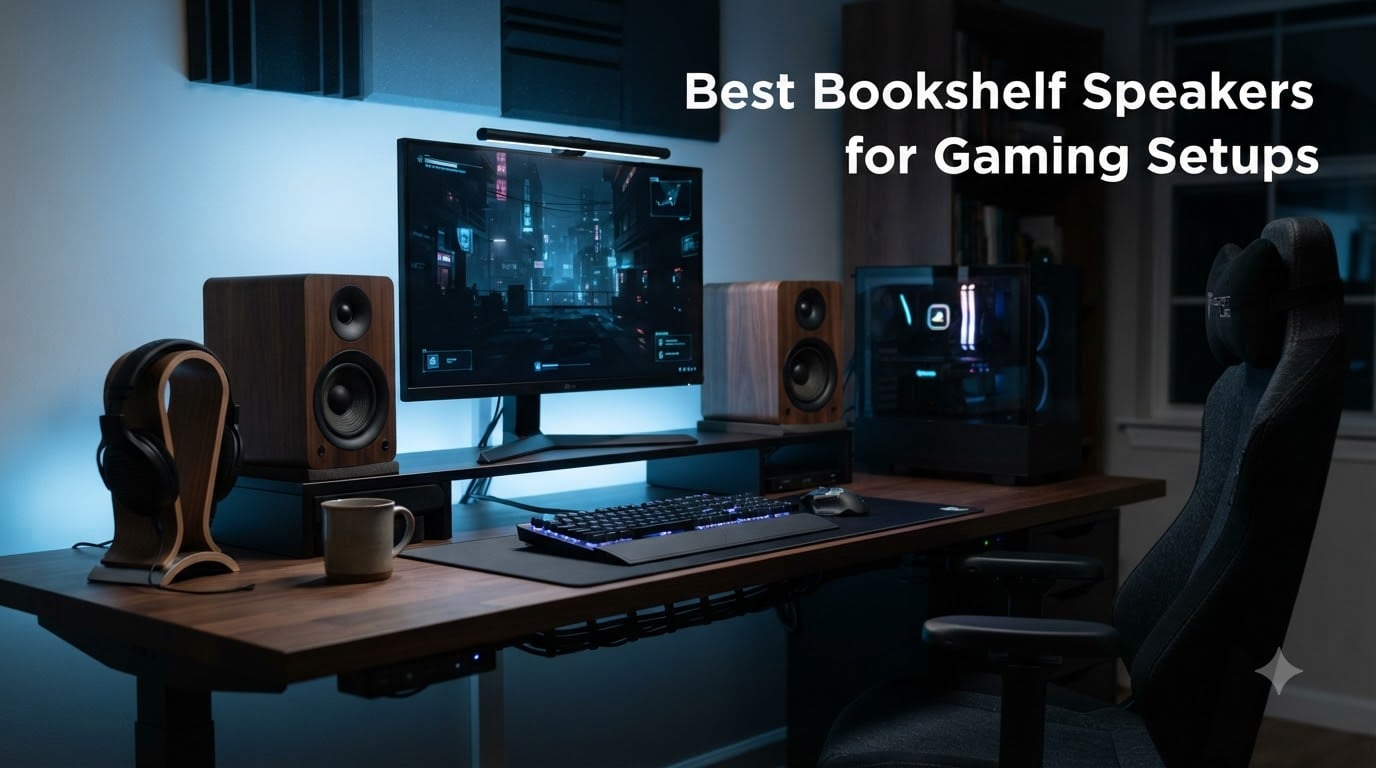 Best Bookshelf Speakers for Gaming Setups