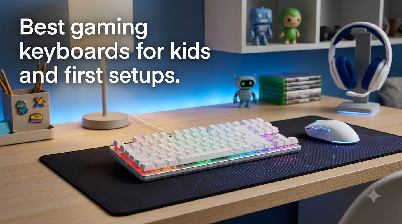 Best gaming keyboards for kids and first setups