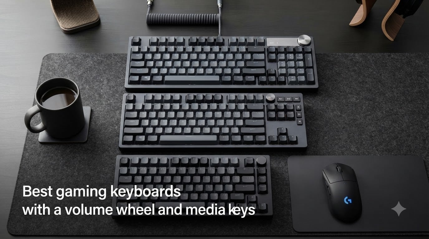 Best gaming keyboards with a volume wheel and media keys