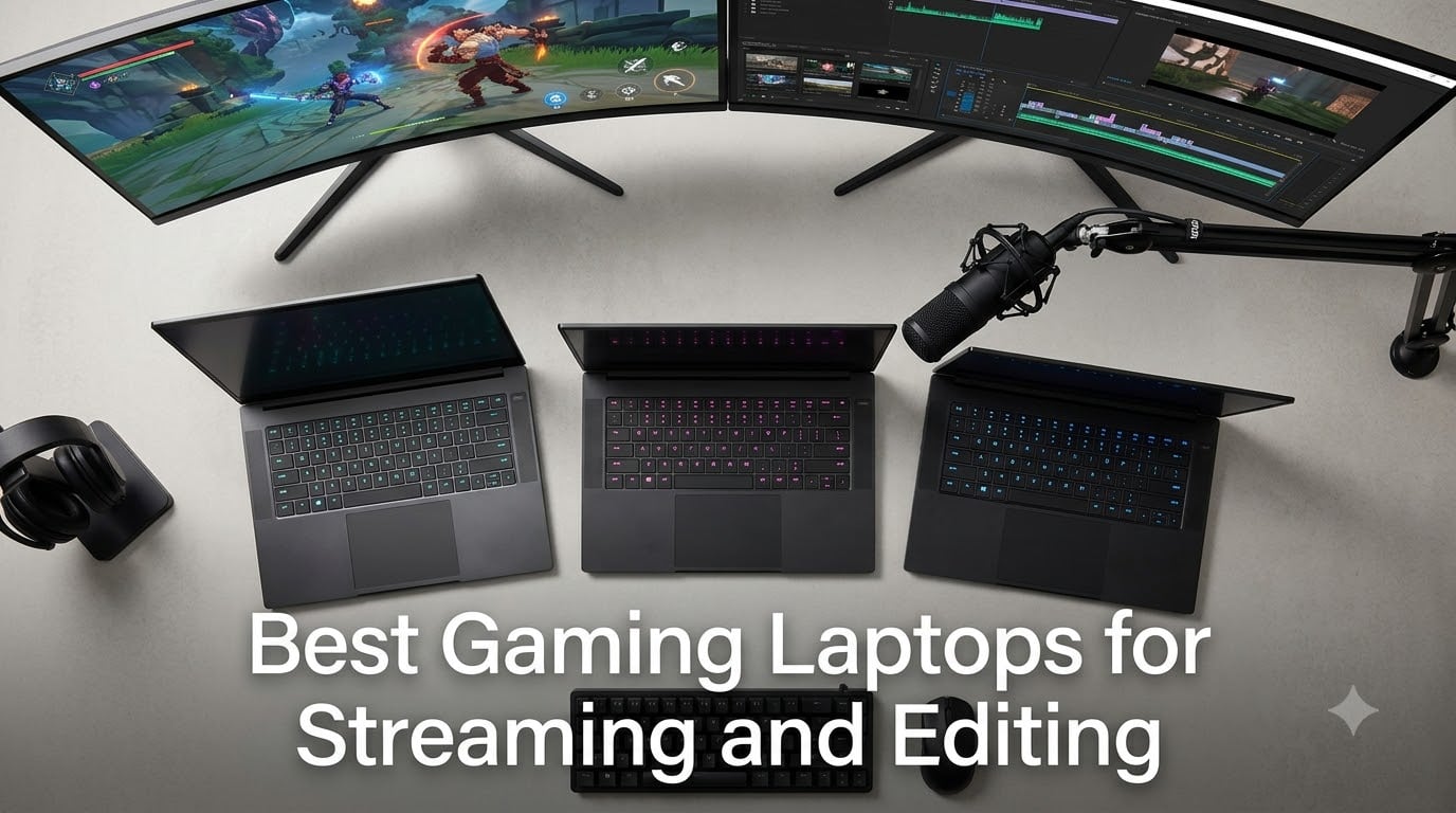 Best Gaming Laptops for Streaming and Editing