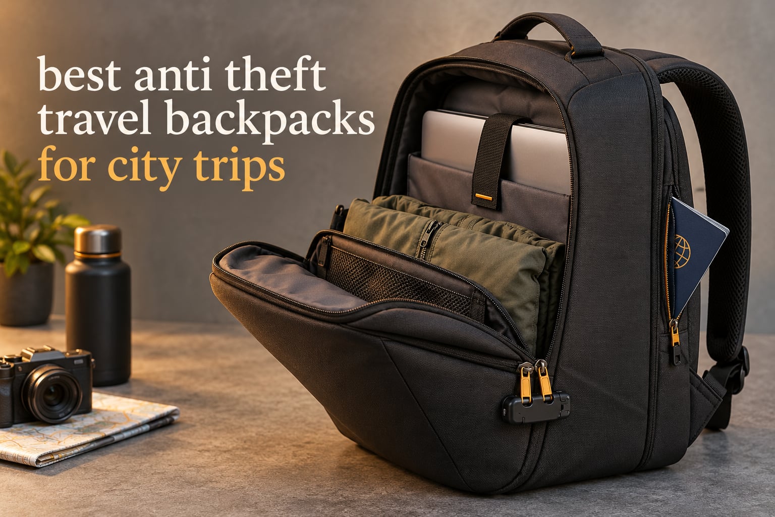 best anti theft travel backpacks for city trips