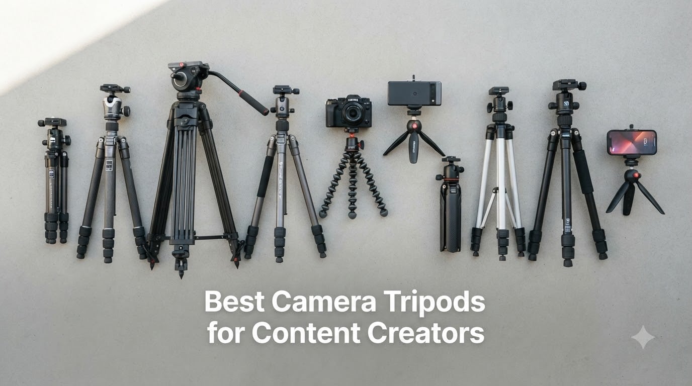 Best Camera Tripods for Content Creators
