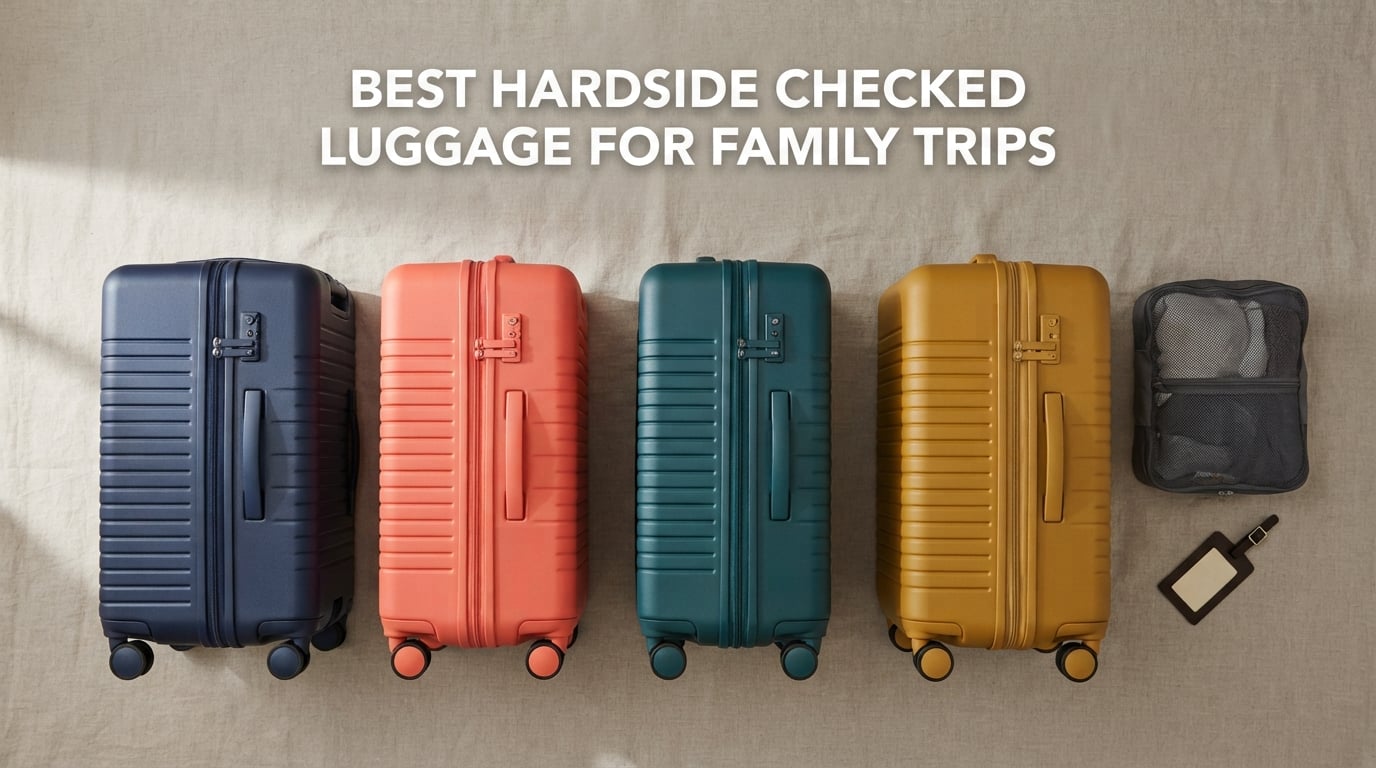 best hardside checked luggage for family trips