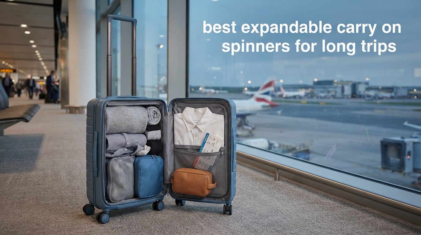 best expandable carry on spinners for long trips