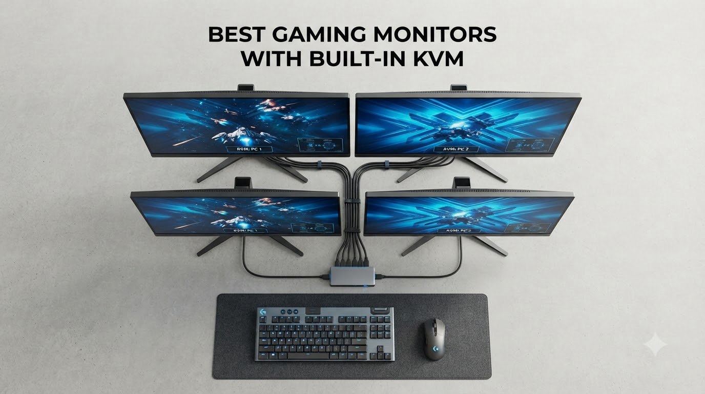Best Gaming Monitors With Built-In KVM